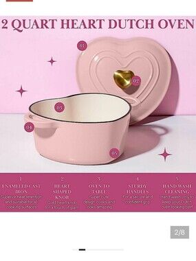 New Never Used Paris Hilton Dutch Oven